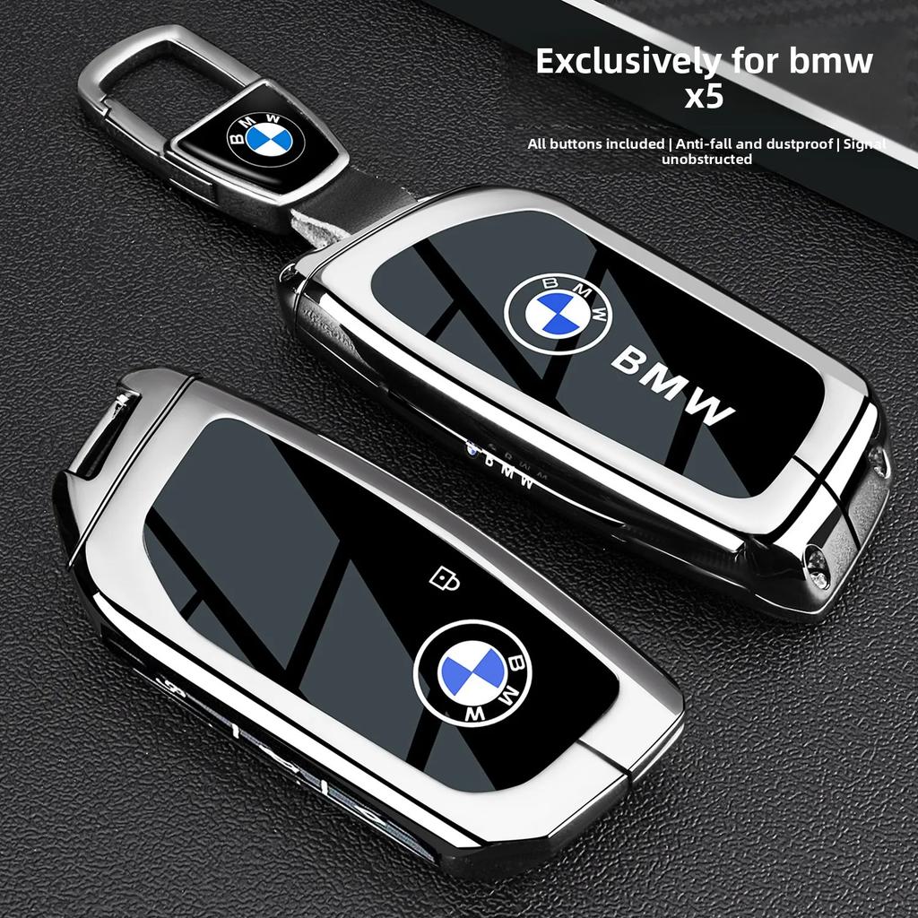 Car Key Case Cover Key Bag Shell Fob for BMW X1 U11 X7 G07 XM G09 i7 7 Series G70 LCI iX I20 U06 G81 M3 Car Interior Accessaries