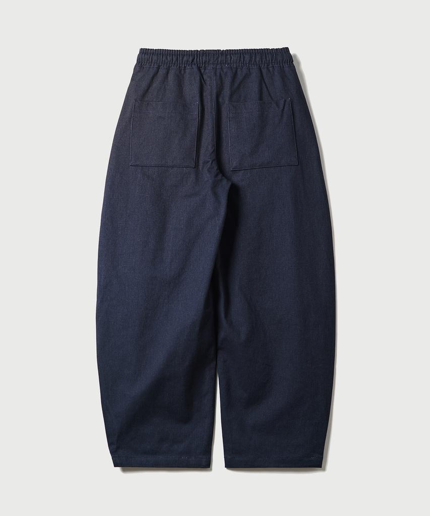 JEMUT Gift Balloon Washed Cotton Pants Navy Jjlp2671