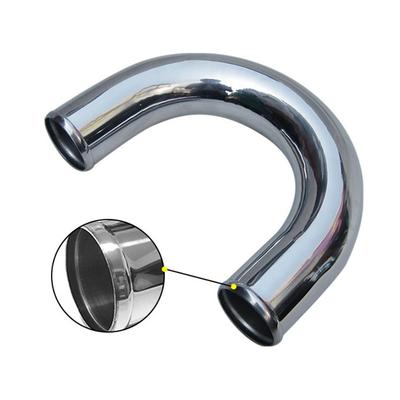 70mm 2.75" Inch Aluminum Tube Air Intake Pipe for Racing Car Intercooler 0/45/90/180 Degree L J U S Type Length 500mm Universal