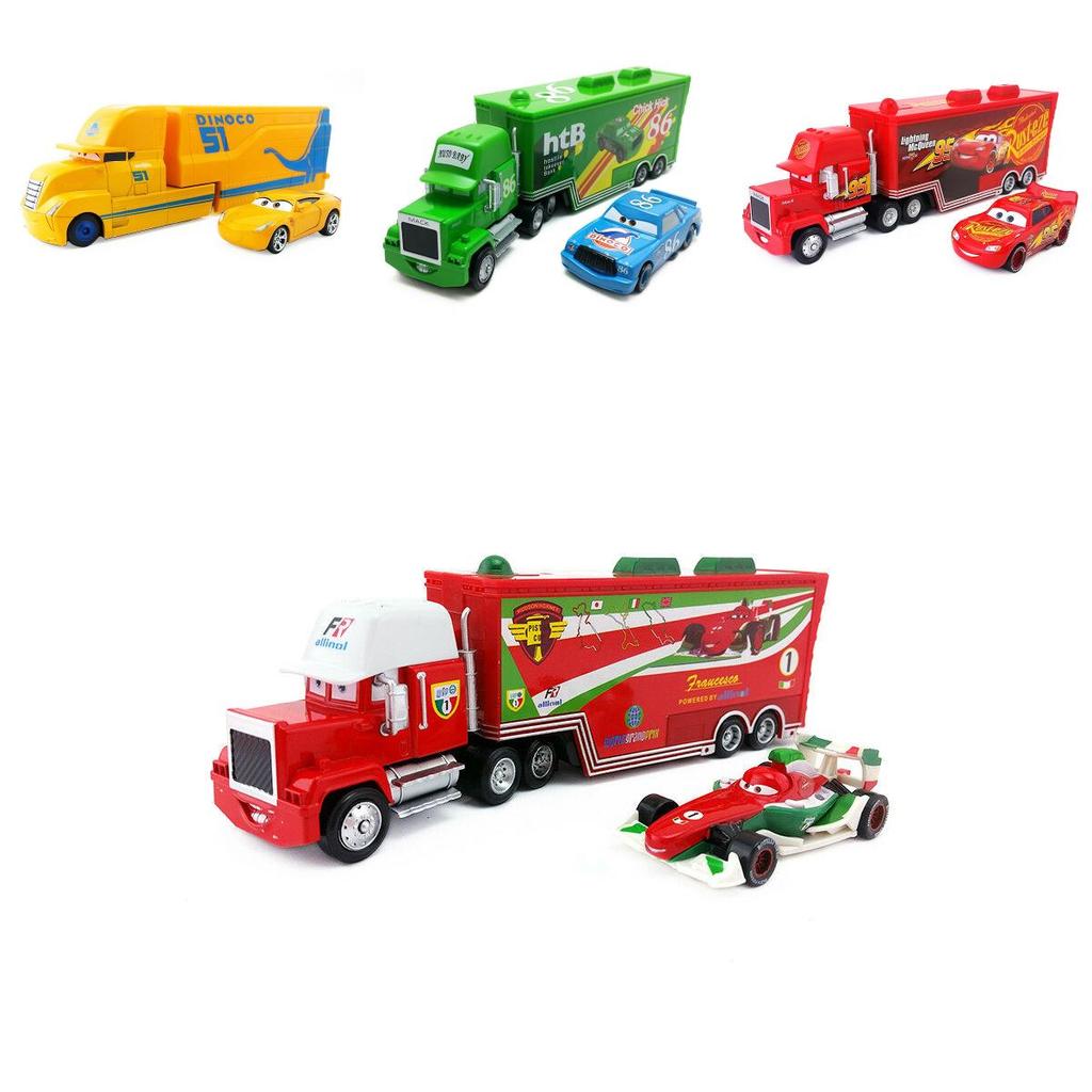 Pixar Cars Sechseckiges Schloss Zelt Kinder Spielzeug Set Mit Mack Lightning Mcqueen King Jackson Storm Rennwagen