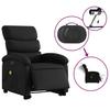 Vidaxl Reclining Lift Chair with Massage, Electric, Black