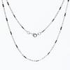 Jbans Classic Slim Cylinder Surgical Steel Chain Necklace (C2001-An644_Sv)