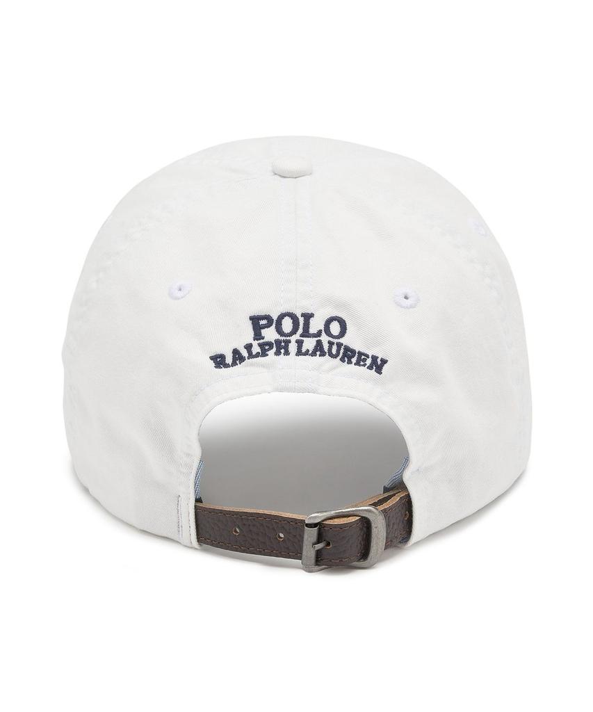POLO RALPH LAUREN Stretch-Baumwoll-Twill Basecap - Weiß