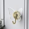 Luxuriöser Schmetterlings-Wandhaken – Nahtloser, lochfreier Klebehaken für Badezimmer oder Eingangsbereich.