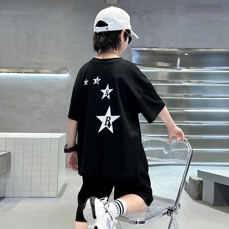 Jungen Cooles Sommer Kurzarm Set 2025 - Trendige und Schicke Mode für Kinder