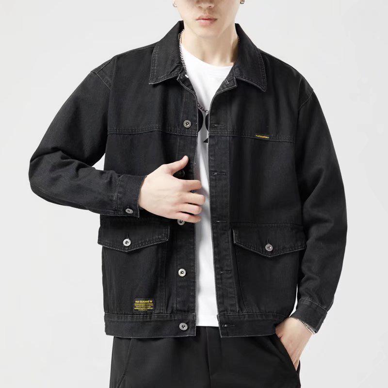 Men's Trendy 2021 Slim Fit Denim Jacket with Fleece Lining
