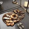 3D Visual Butterfly Floral Mat - Absorbent Bathroom Rug, Decorative Door Mat & Unique Shaped Water-Resistant Indoor Entrance Mat