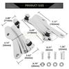 Motorrad 4-Punkt-Docking-Hardware-Kit Chrom für Harley Touring Road King Ultra Limited Road Glide Street Glide 2014-up