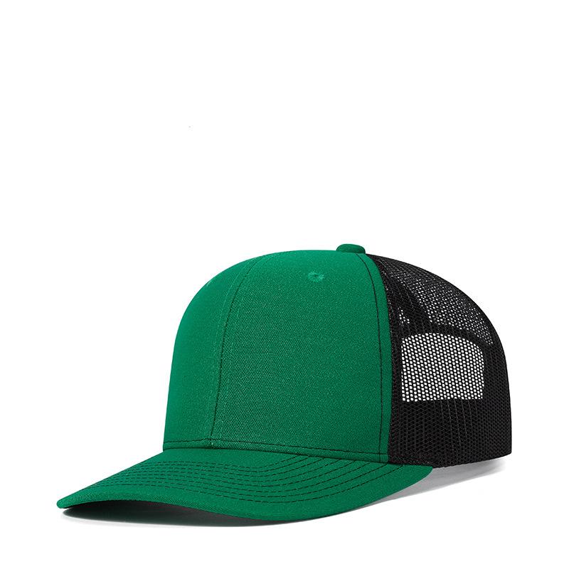 Custom Logo Animal Hunting Leather Patch Mesh Snapback Richardson 112 Trucker Hats Caps Duck Camo Trucker Hats