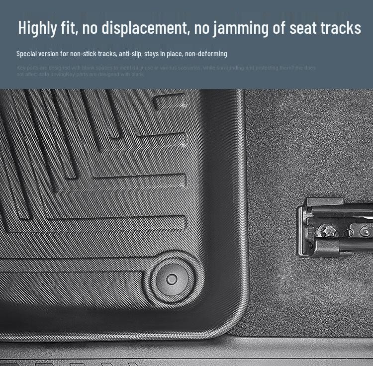 Durable TPE Floor & Trunk Mats for 21-25 Lynk & Co 01 Two-Wheel Drive, includes Backrest Mat