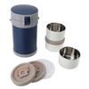 Insulated Food Jar 2.3L 3 Tier Microwave Safe 304 Stainless Steel Thermal Lunch Box with Shoulder Strap for School  