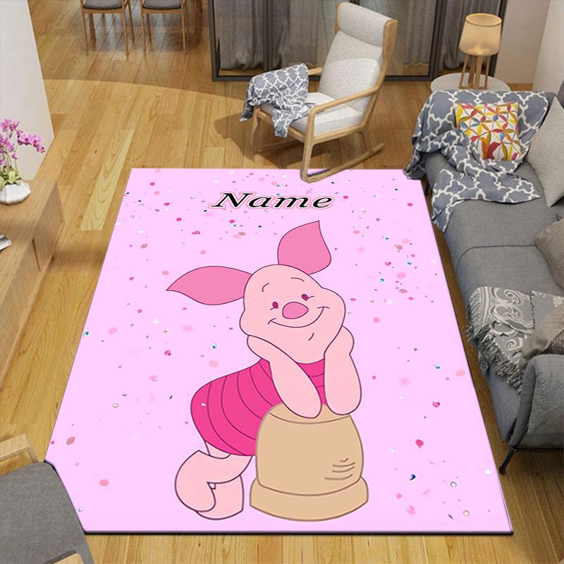 Custom 1Pc Piglet'S Heartfelt Adventure Rug Office Carpet Indoor Outdoor Entrance Doormat Nonslip Soft And Comfortable Living Room D916345