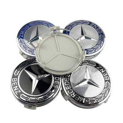 4pcs 75mm Tapas Centrales de Rueda de Coche Llantas Tapas de Buje Para Mercedes Benz W204 205 A B C E S CLA CLK ML GLK GLA GLB GLC CLAS Accesorios