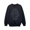 Star Wars Girls The Mandalorian Outline Helm Diamond Sweatshirt