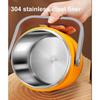 1.6L/2.0L Large Capacity Electric Heating Stainless Steel Lunch Box Lunch Box Portable Lunch Food Heater Bento Insulated Box