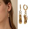 Retro Dance Shoe Cherry Drop Earrings Artistic Handcrafted Details Lightweight Comfort Ear Jewelry For Daily Wear