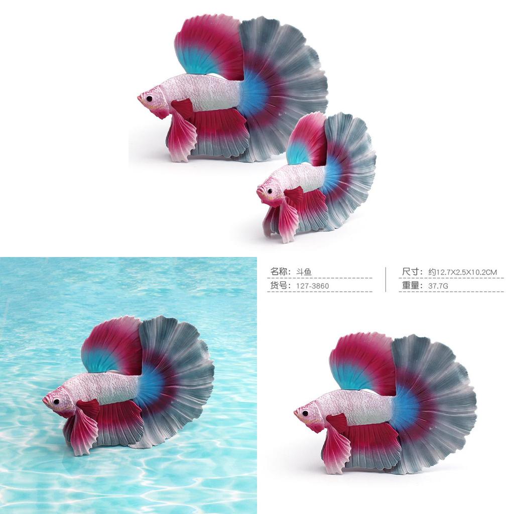 Pvc Fish Model Decor For Kids Educational Aquarium Tank Accessories