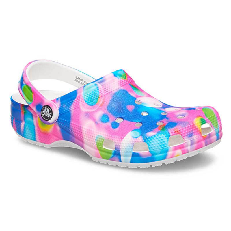 Crocs Classic Clogs Beach Sandals Unisex Blue Pink