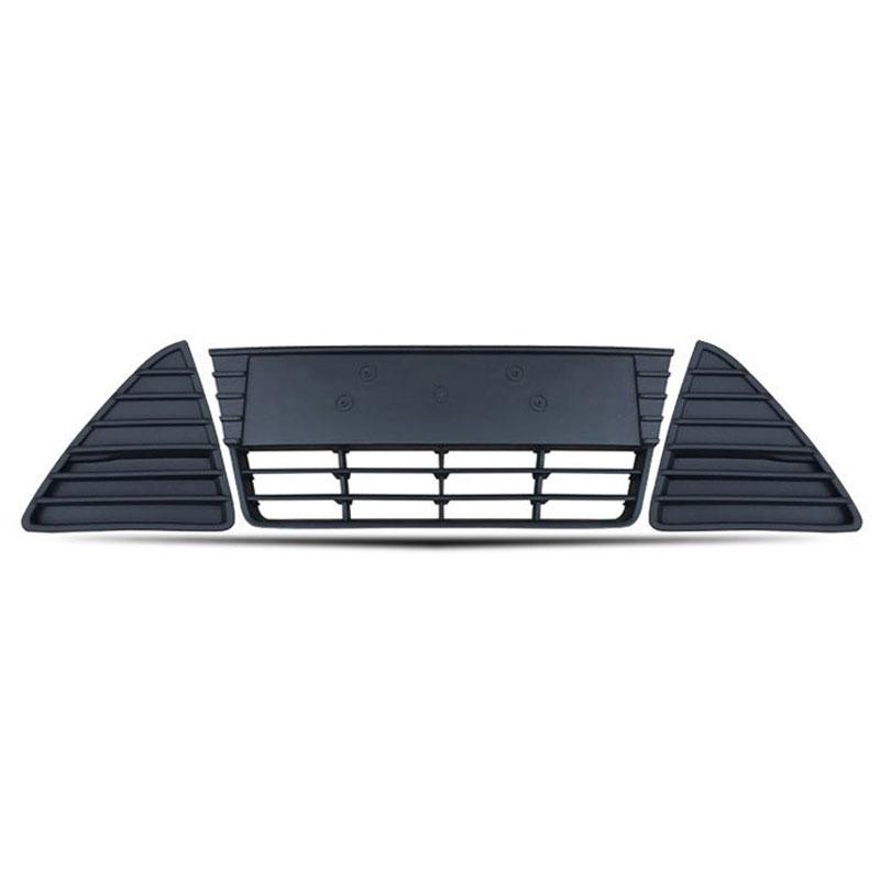 Car Accessories For Ford Focus 2012 2013 2014 Front Bumper Lower Grille Racing Grille Grills Honeycomb Glossy Matte Black Mesh