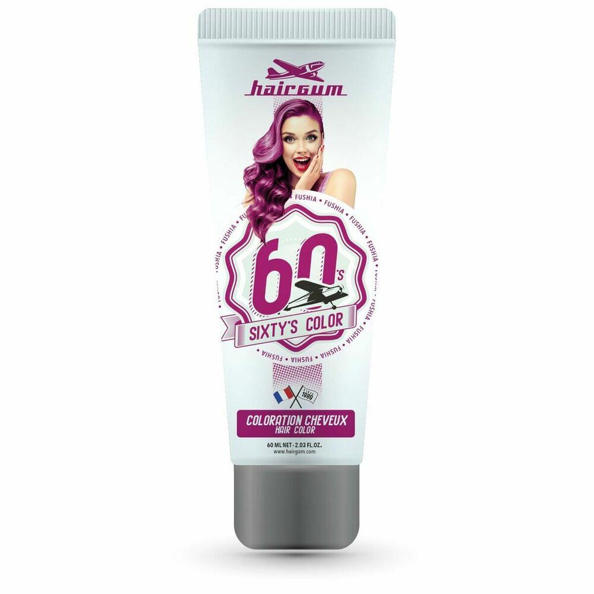 

Полуперманентный краситель для волос Hairgum Sixty s Color Фуксия (60 мл)