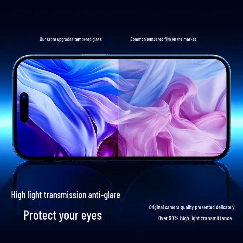 Apple 16 Pro Max Anti-Fingerprint Tempered Glass Film Applicator with Dust-Free Chamber