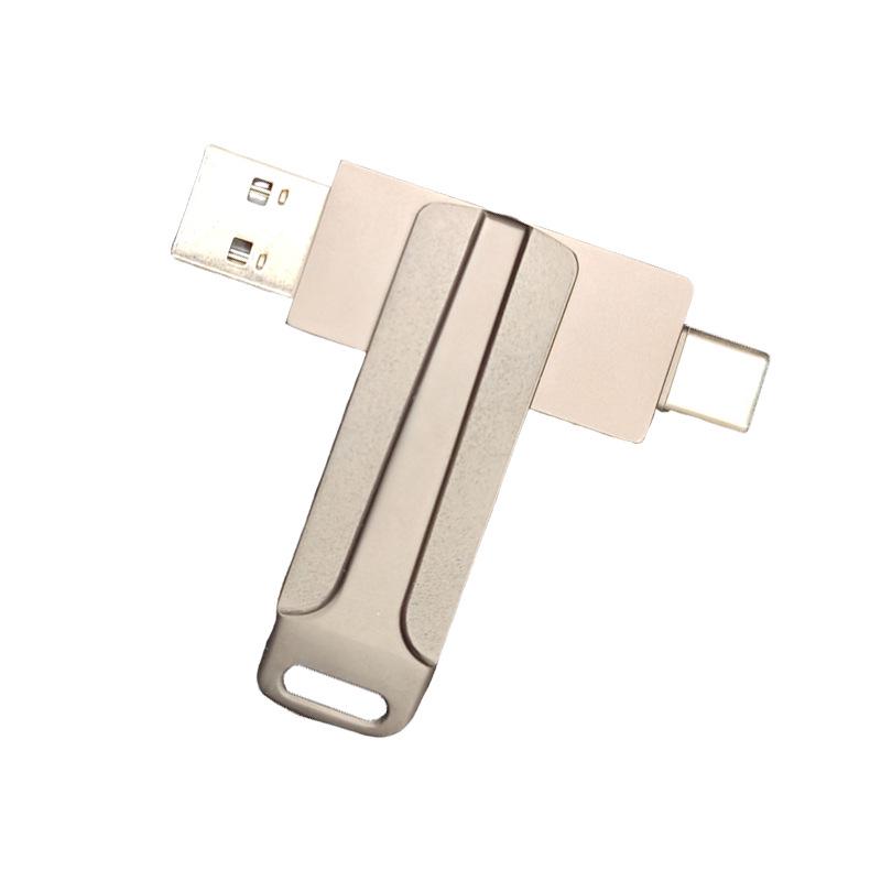 Dual-Interface USB-C & Android Flash Drive Shell for Mobile & Computer