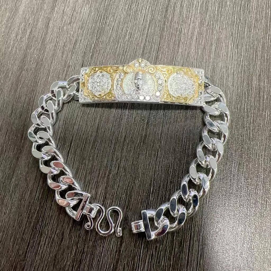 Ancient Style Luang Phor Rui Fu Jia Bracelet Soli Luxury Men's and Women's Same Style Jewelry