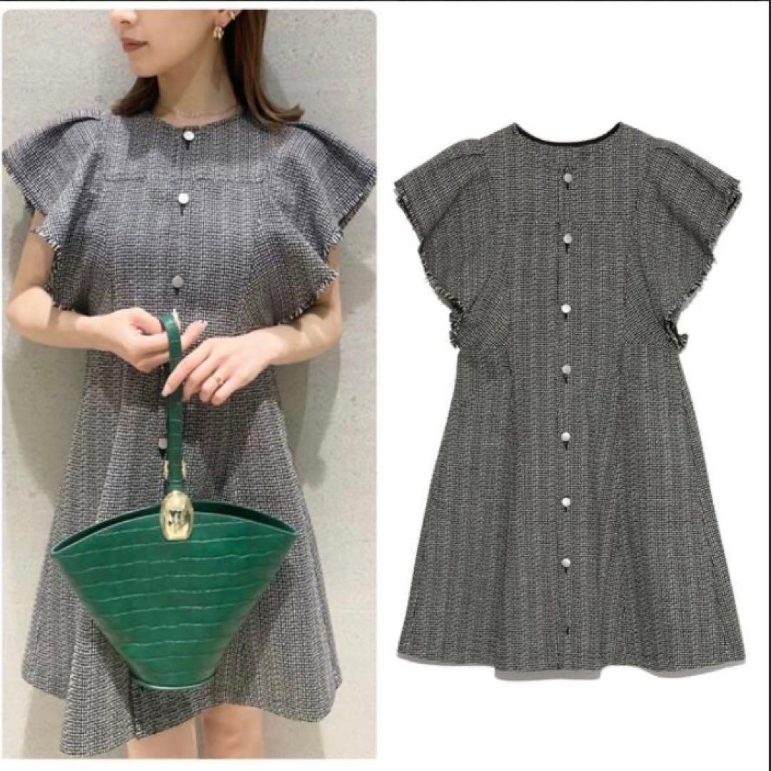 [LILY BROWN x Sakura Miyawaki] Denim mini dress