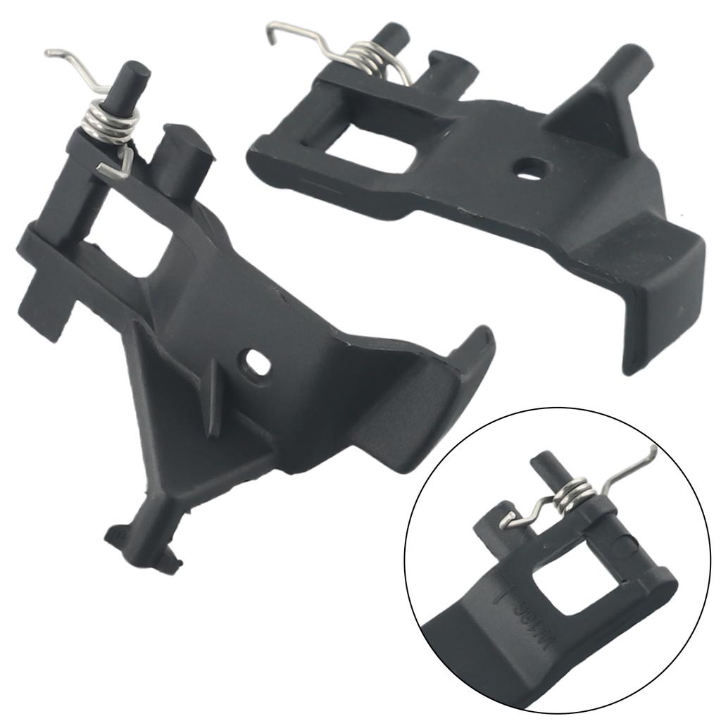 Auto Parts Armrest Latch Clip Replacement 2pcs/set Black Car Accessories Kit Plastic For Mercedes For Benz W166 Practical