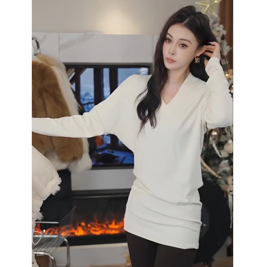 

Женский стильный комплект из фланели большого размера с рисунком акул - Кофта с длинным рукавом и брюки - Для осени/зимы Large