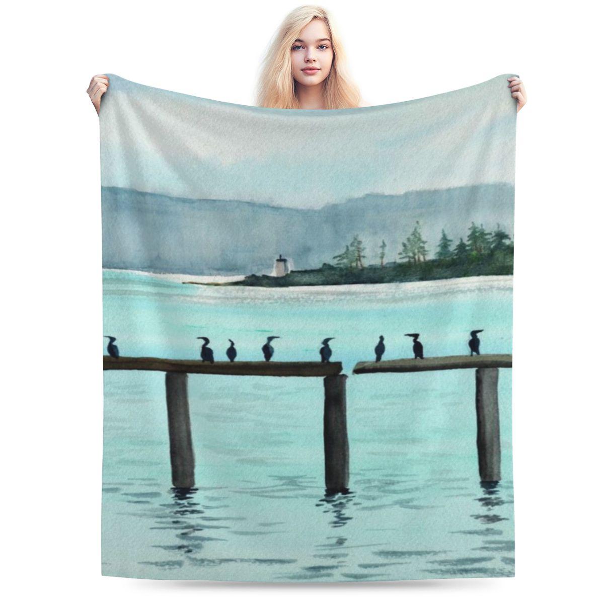 Pier Watchers Personalized Warm Gift An UltraSoft Micro Fleece Blanket 75x100cm 30x40in