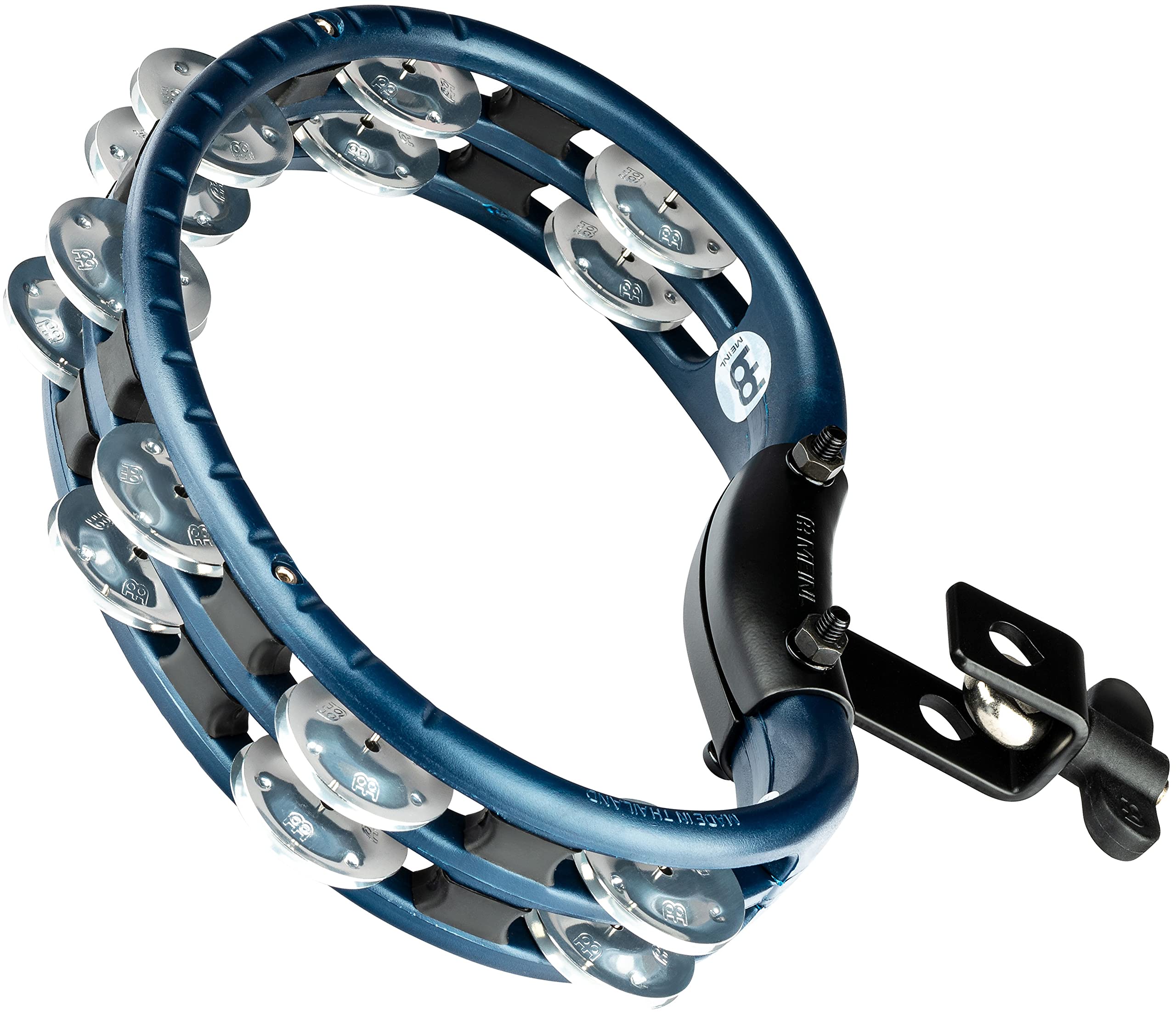 

MEINL Percussion Traditional ABS Tambourine Aluminum Jingles Blue TMT2A-B []