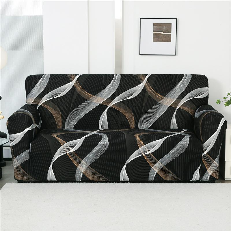 Geblümter Sofabezug, passend für L-förmige, dehnbare, moderne Sessel und Sofas, Schutz für Wohnzimmermöbel, 1-, 2-, 3- und 4-Sitzer