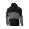 Li Ning CBA All-Star Series Basketball Color Block Hoodie Men Hoodies Black Elegant-Gray AWDVD33-4