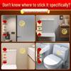 Koi Carp Lotus Flower Cleansing Decal for Bathroom, Toilet, Cabinet & Washer