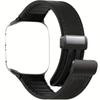 Luxury Cowhide Leather Apple Watch Band with Magnetic Buckle, Fits Ultra To SE Series - Stylish & Secure