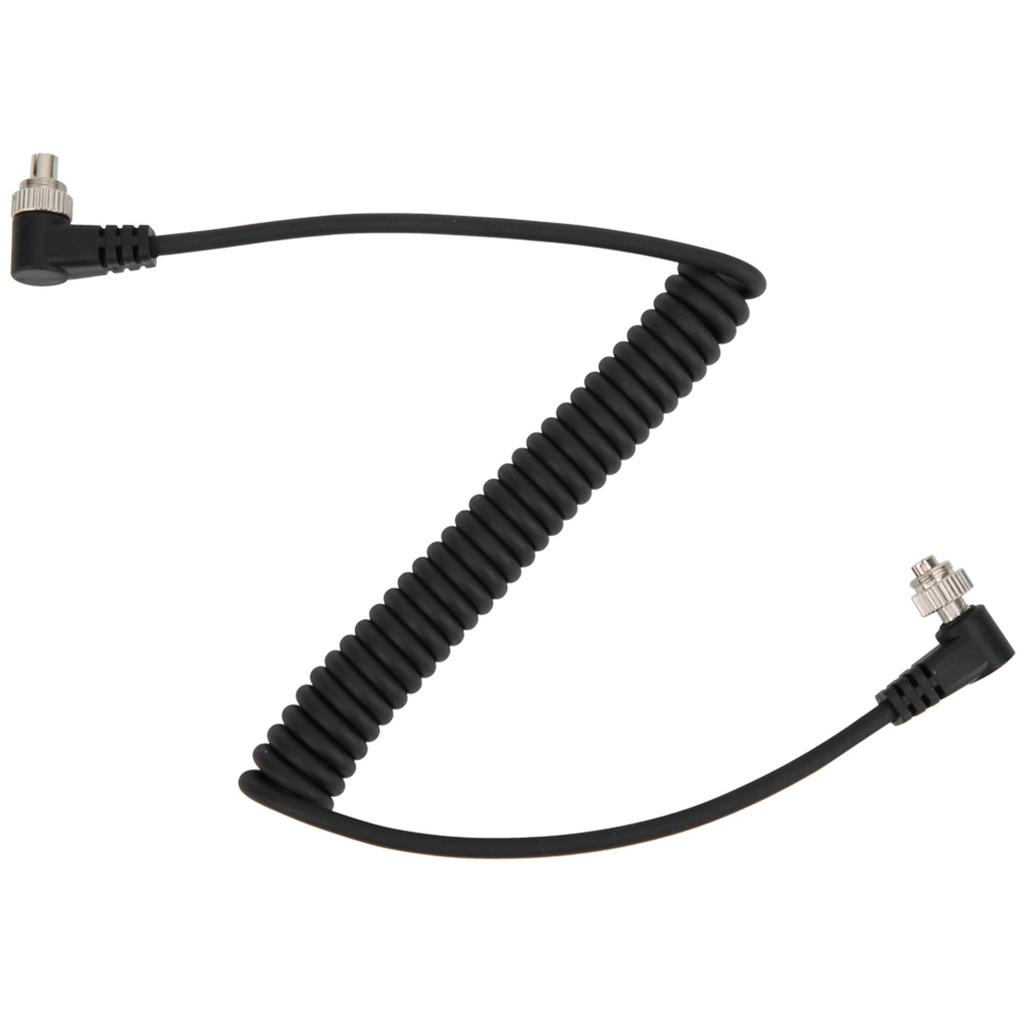 100cm Male to Male Flash PC Sync Cable with Screw Lock for Canon Nikon Camera and Flash Light Connection Cable