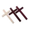 12*7Cm Wooden Jesus Crucifix Home Decoration Religious Charm Pendant Christian Decor Ornaments Cross