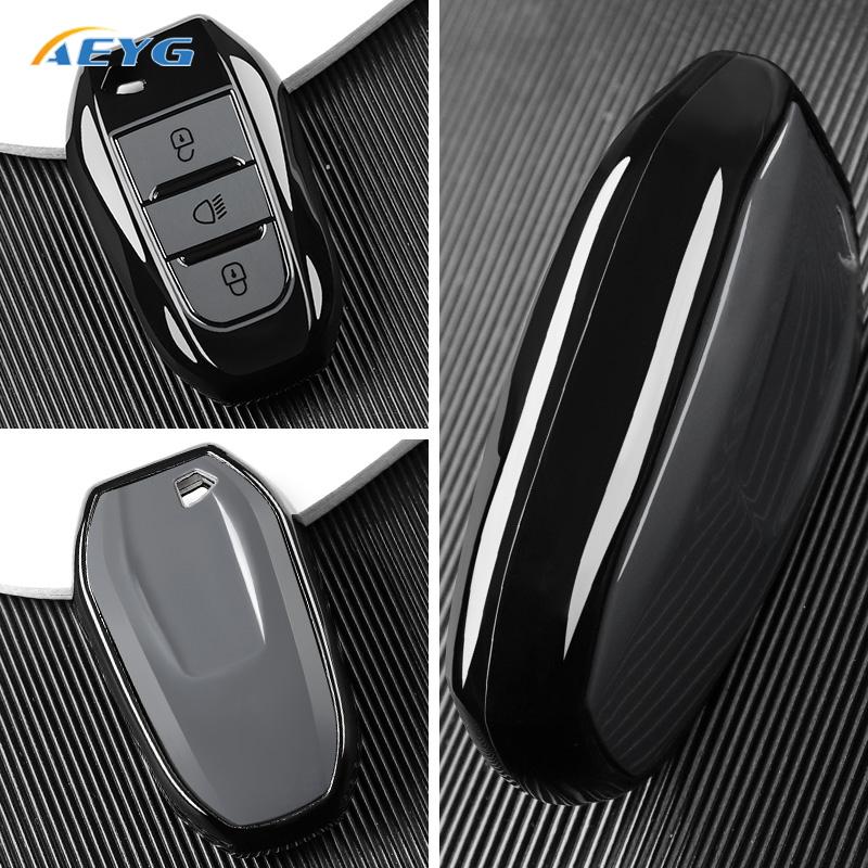 Car Remote Key Case Cover Shell Fob For Peugeot 308 408 508 2008 3008 4008 5008 For Citroen C4 C6 C3-Xr Keychain Accessories