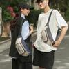 Chest Bag Men's Solid Color Shoulder Bag Crossbody Bag Women Waist Bag