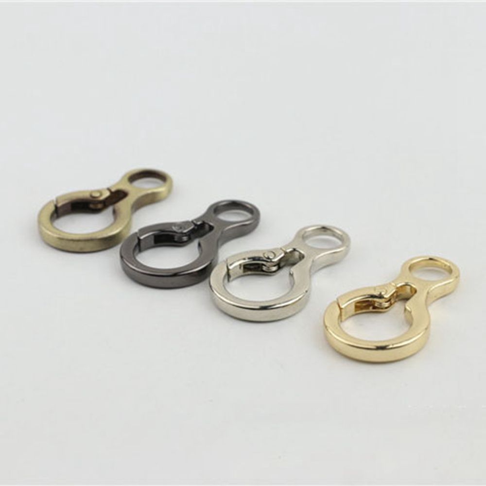 Hooks Plated Gate Spring O-Ring Buckles Bag Belt Buckle Carabiner Purses Handbags Snap Clasp Clip