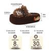 Cute cartoon belt buckle fluffy shoes women's 2025 autumn and winter new outer wear versatile cotton slippers one-word cotton slippers tide