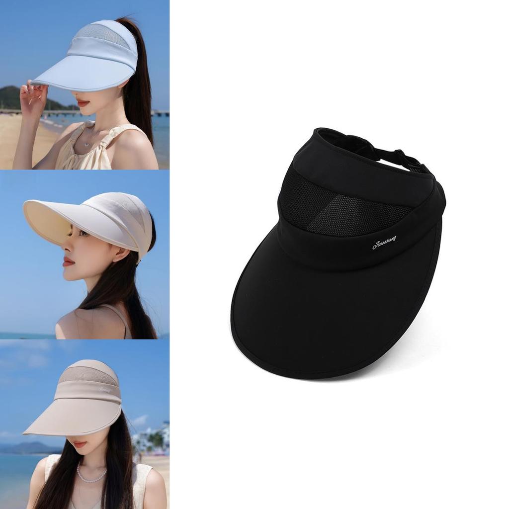Summer Outdoor Wide Brim Sun Hat With Breathable Polyester Fabric For Women Casual Sun Protection