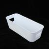 4Pcs Plastic Storage Boxes White Suitable For Drawer Shelf Wardrobe Office Bedside Store Phone Cases Socks Space-Saving