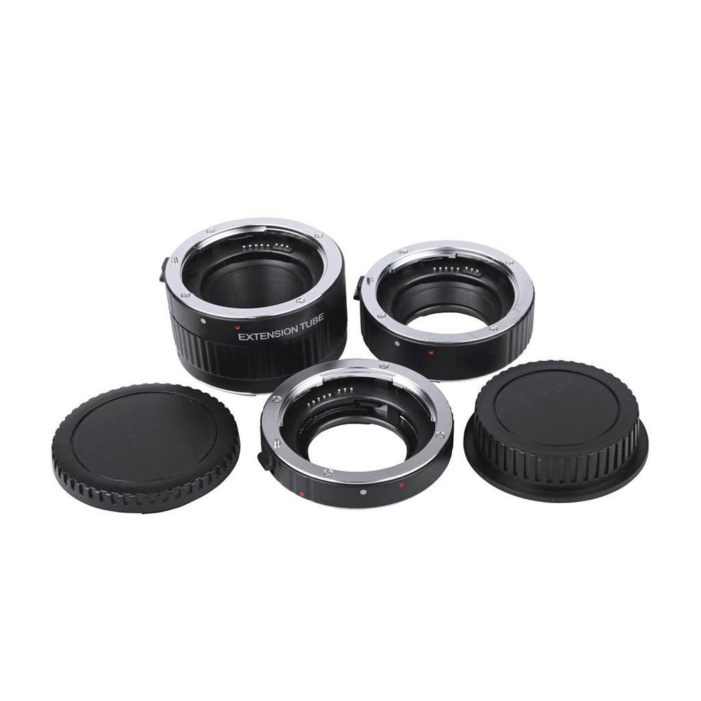 Auto Focus AF TTL Extension Tube Ring 12mm 20mm 36mm Set Metal Mount with Covers for Canon EF EF S 35mm Lens DSLR Camera