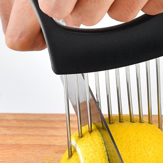 Onion Cutter Holder Universal Vegetable Chopper for Onions Tomatoes Potatoes No-mess Food Prep Tools