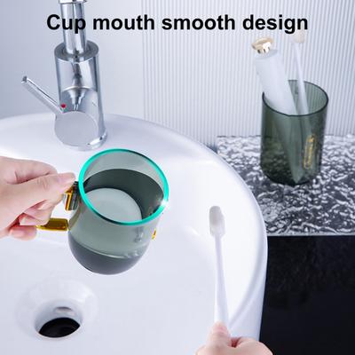 Toothbrush Toothpaste Storage Burr-free Sturdy Large Capacity Comfortable Grip Toothbrush Toothpaste Holder Cup Bathroom Cup