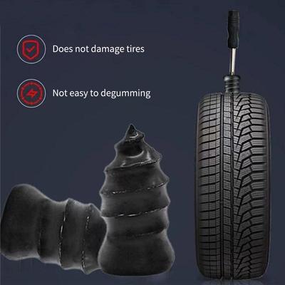 10 Stück Auto Reifenreparatur Gumminägel Set Universell Autos Motorrad Flicken Nägel LKW Fahrrad Roller Panne Reparaturwerkzeuge