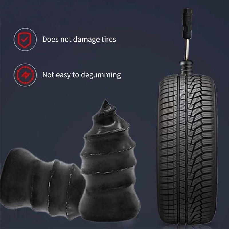 10Pcs Car Tyre Repair Rubber Nails Set Universal Cars Motorcycle Patch Nails Truck Bicycle Scooter Puncture Repair Tools