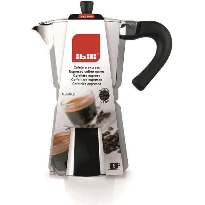 Coffee Maker - Ibili - Bahia - 14 Cups - Polished Aluminium - All Stovetops Except Induction